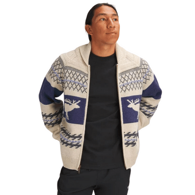 Backcountry Merino wool sweater cardigan tan