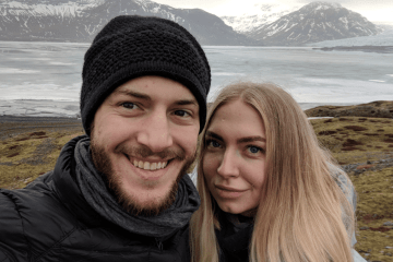 Man and Woman in Iceland