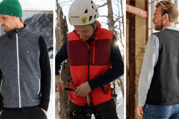 Three Different Styles of Merino Wool Vests For Men